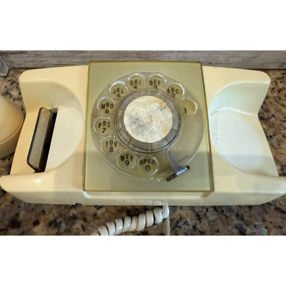 1970's GTE AE model 182 Rotary Desk phone Tan - Picture 5 of 12